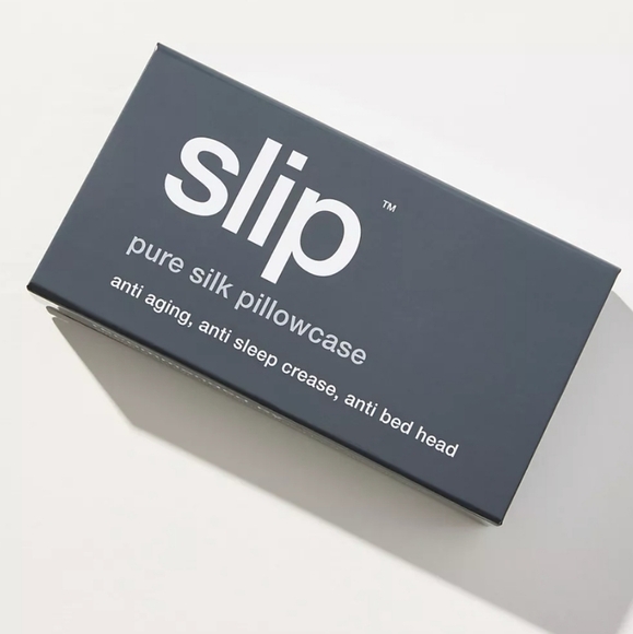 ❤️BUY 2 GET 1 FREE Slip 100% Pure Silk Pillowcase,Queen,Retail $115.00,Charcoal - Picture 1 of 10